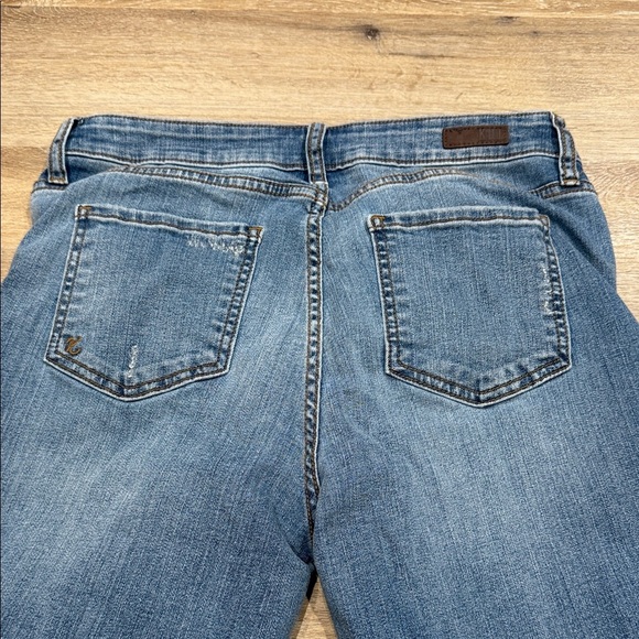 Kut from the Kloth Size 10 High Rise Faded Blue Toothpick Skinny Jeans - Picture 12 of 12